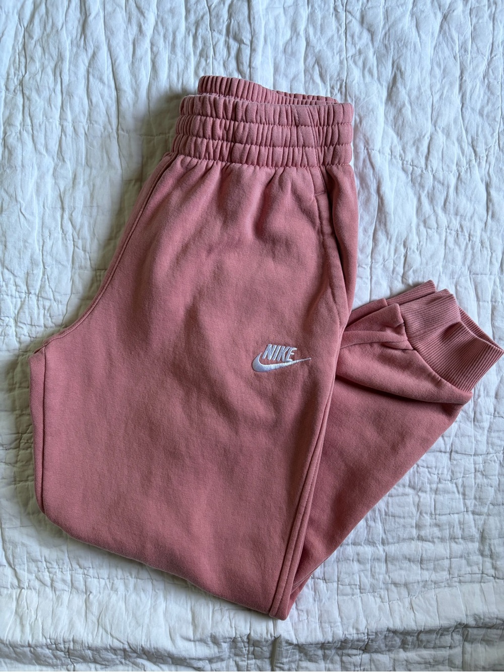 Nike Kids Pink Jogger Bottoms, Youth M